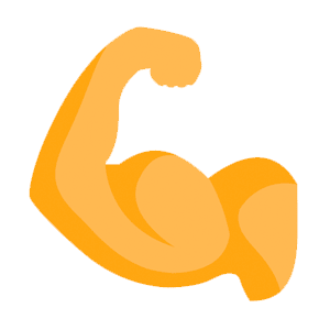 Arm flexing icon